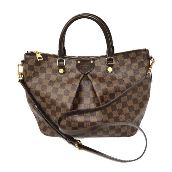 Louis Vuitton Handbags - LOUIS VUITTON Siena Damier Canvas Ebene Brown LV Tote Bag